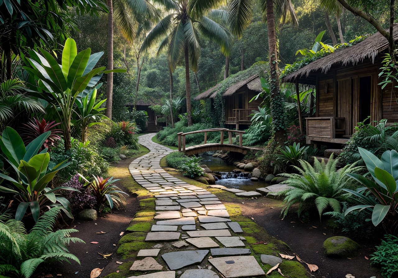 Eco resort garden walk